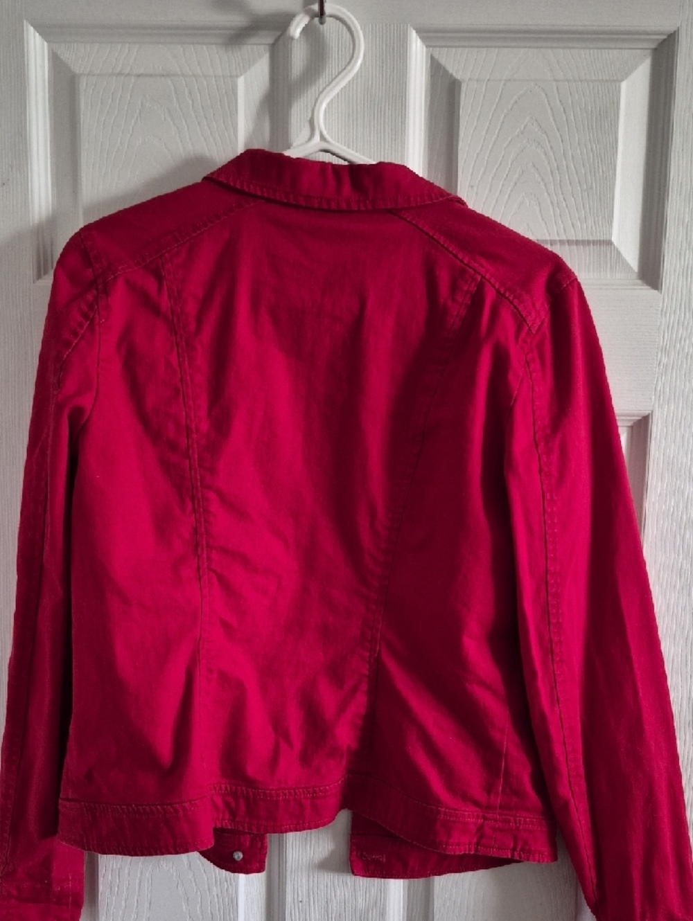 FDJ Women's Red Button Jacket - Picture 3 of 3